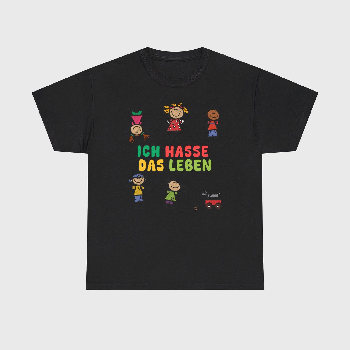 T-SHIRT - "ICH HASSE DAS LEBEN"