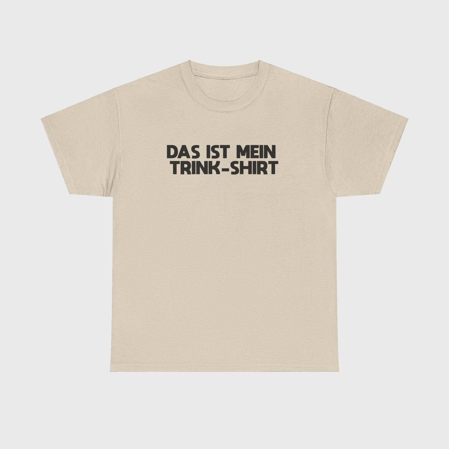 T-SHIRT - "TRINK/FAHR-SHIRT" mit Backprint