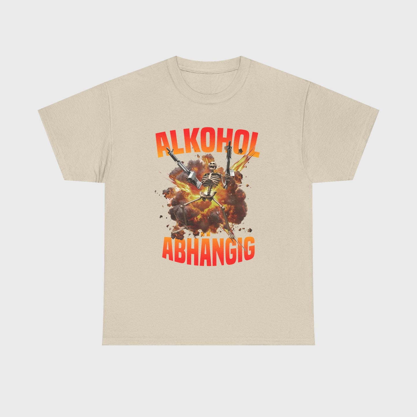 T-SHIRT - "ALKOHOLABHÄNGIG"