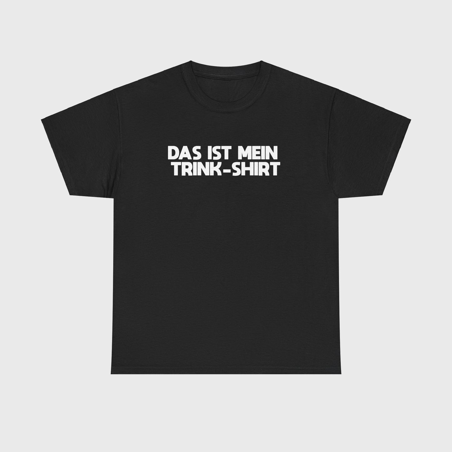 T-SHIRT - "TRINK/FAHR-SHIRT" mit Backprint