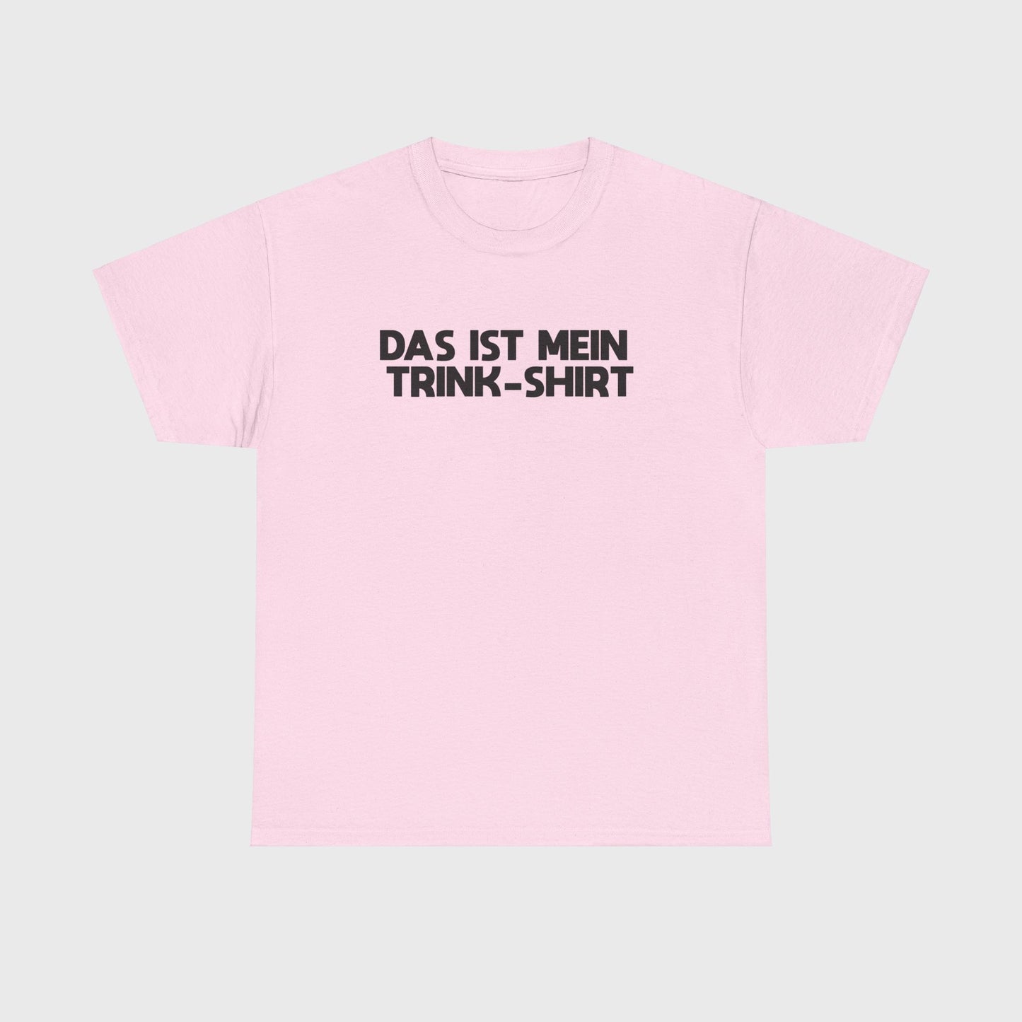 T-SHIRT - "TRINK/FAHR-SHIRT" mit Backprint