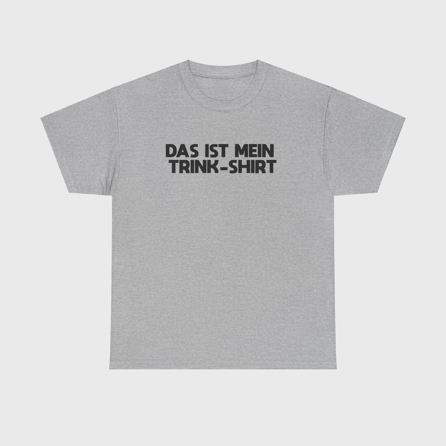 T-SHIRT - "TRINK/FAHR-SHIRT" mit Backprint