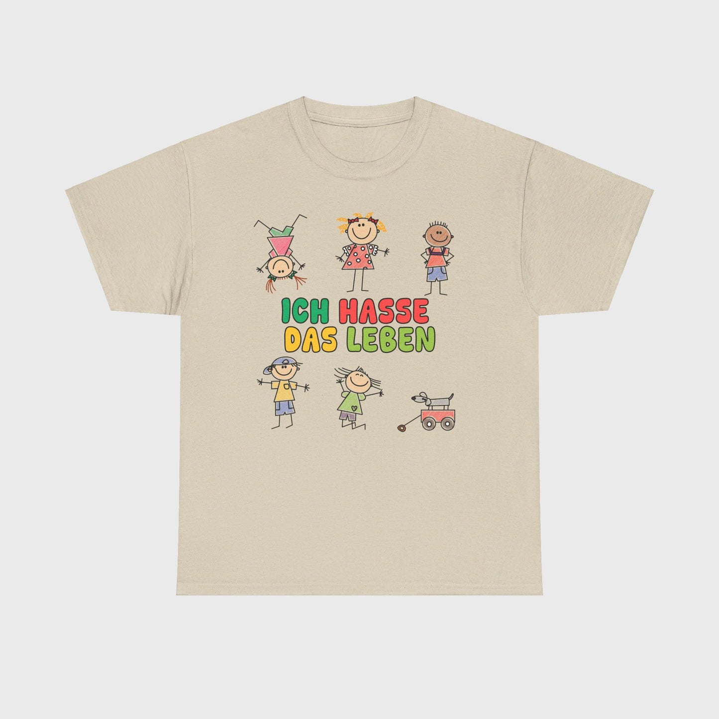 T-SHIRT - "ICH HASSE DAS LEBEN"